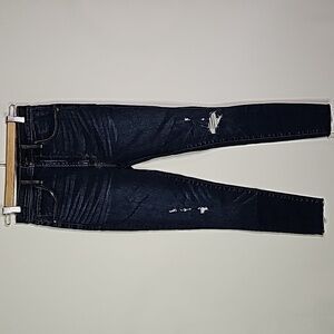 Abercrombie & Fitch dark wash 27x27 high rise skinny jeans